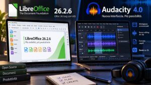 LibreOffice 26.2.6 corregge oltre 30 bug, Audacity 4.0 riscrive l’interfaccia in Qt 3 LibreOffice 26.2.6 corregge oltre 30 bug, Audacity 4.0 riscrive l’interfaccia in Qt