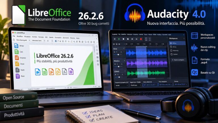 libreoffice 26 2 6 audacity 4 0