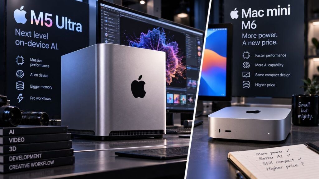 Mac Studio M5 Ultra cambia l’AI locale, Mac mini M6 diventa più potente e caro 2 mac studio m5 ultra mac mini m6 review ai