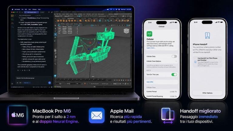 macbook pro m6 ios 27 handoff apple mail