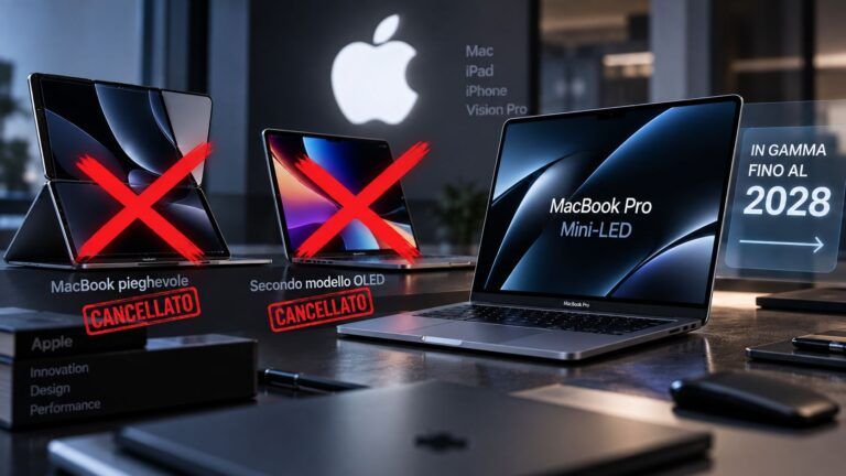 macbook pro mini led 2028 apple cancella macbook