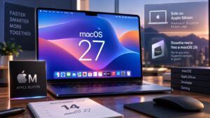 macOS 27 chiude l’era Intel sui Mac, Rosetta resta fino a macOS 28
