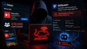 Meta Ads diffonde StreamRat, GitSpawn apre RCE negli agenti AI attraverso Git 3 Meta Ads diffonde StreamRat, GitSpawn apre RCE negli agenti AI attraverso Git