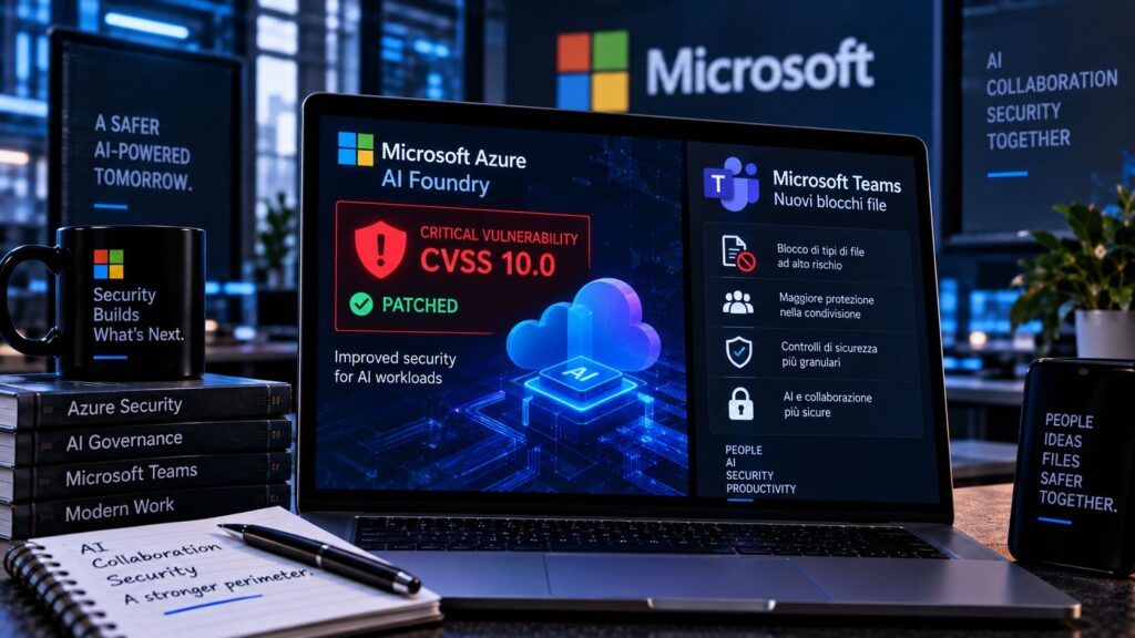 Microsoft chiude una falla CVSS 10 in Azure AI e rafforza i controlli di Teams 2 microsoft azure ai cvss 10 teams sicurezza file