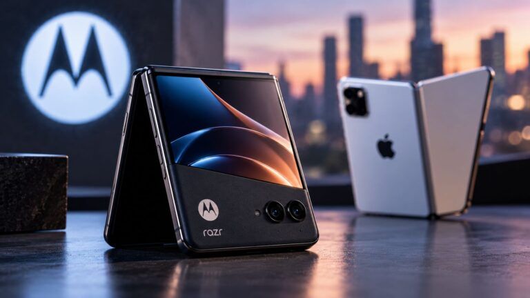 motorola razr fold largo iphone duo teaser