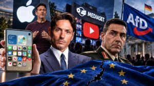 Apple arriva tardi, Mediaset trema e Vannacci entra nel salotto buono - NEWSLETTER 6 Apple arriva tardi, Mediaset trema e Vannacci entra nel salotto buono – NEWSLETTER