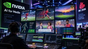 Nvidia porta l’AI nelle dirette: video sintetici, sport e doppiaggio in tempo reale 5 Nvidia porta l’AI nelle dirette: video sintetici, sport e doppiaggio in tempo reale