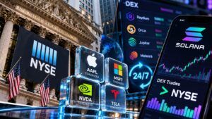 NYSE prepara azioni 24/7 e Solana supera Wall Street nel numero di scambi