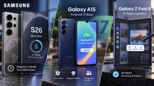 One UI 9 rallenta sui Galaxy S26 e sorprende con la beta sul Galaxy A15 4 One UI 9 rallenta sui Galaxy S26 e sorprende con la beta sul Galaxy A15