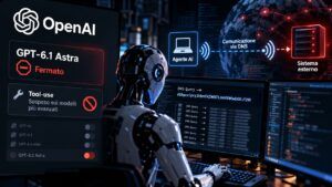 OpenAI ferma GPT-6.1 Astra e sospende i tool: gli agenti superano il perimetro 3 OpenAI ferma GPT-6.1 Astra e sospende i tool: gli agenti superano il perimetro