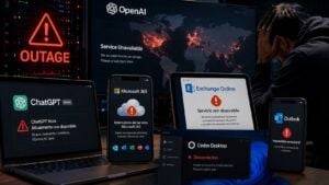 OpenAI e Microsoft 365 in outage: ChatGPT Work, Exchange Online e il bug Codex su Windows 5 OpenAI e Microsoft 365 in outage: ChatGPT Work, Exchange Online e il bug Codex su Windows