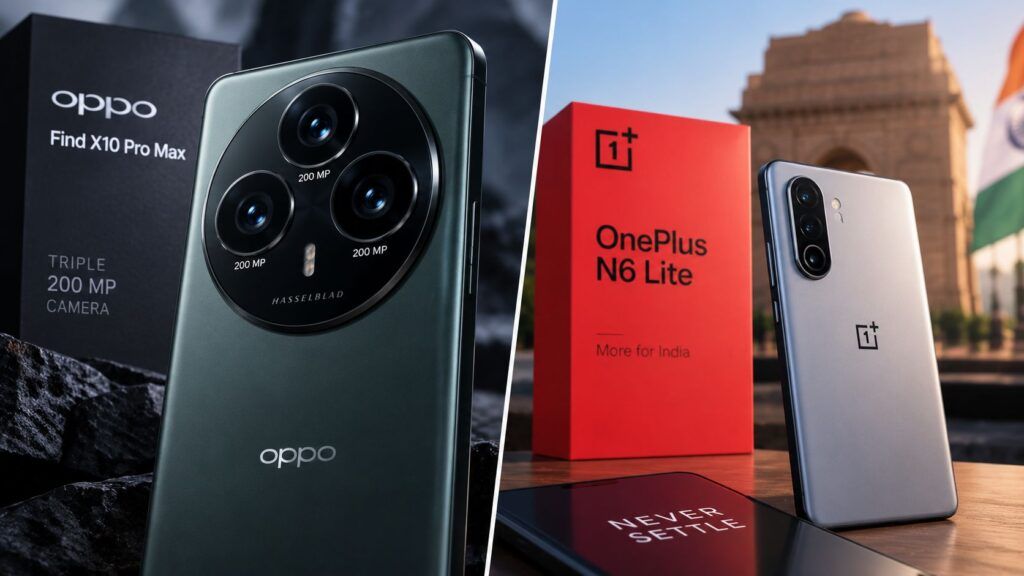 oppo find x10 pro max 200mp oneplus n6 lite india