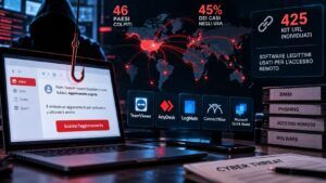 Phishing RMM colpisce 46 Paesi: gli USA concentrano il 45% degli attacchi 7 Phishing RMM colpisce 46 Paesi: gli USA concentrano il 45% degli attacchi