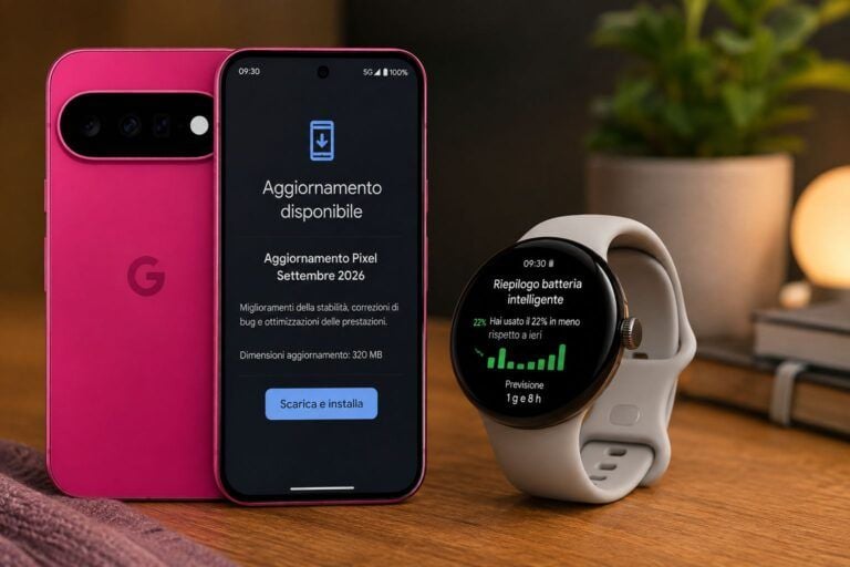 pixel 11 update settembre batteria pixel watch 5