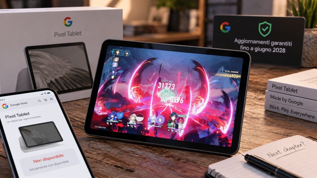 pixel tablet google store supporto 2028