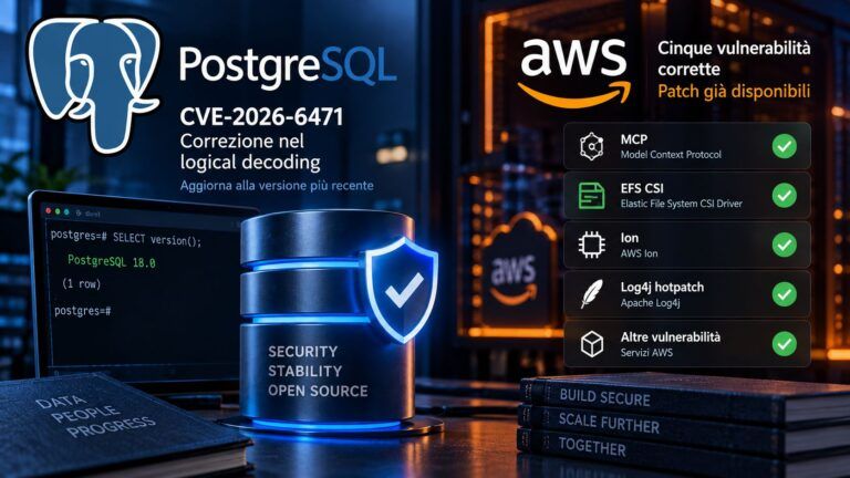 postgresql cve 2026 6471 aws mcp efs ion log4j