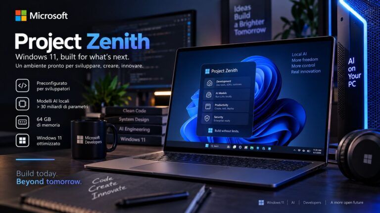 project zenith windows 11 ready to code ai locale