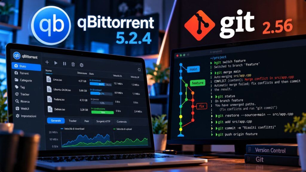 qBittorrent 5.2.4 e Git 2.56 migliorano WebUI e workflow degli sviluppatori 2 qbittorrent 5 2 4 git 2 56 novita