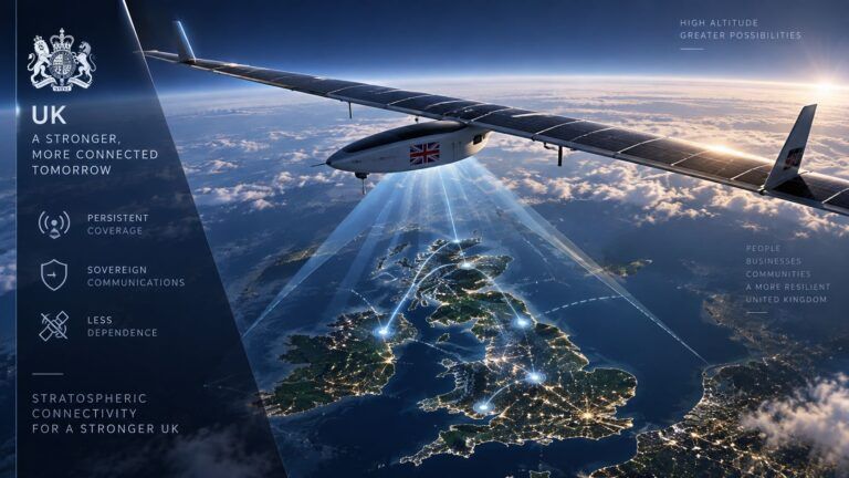 regno unito droni haps internet stratosfera starlink