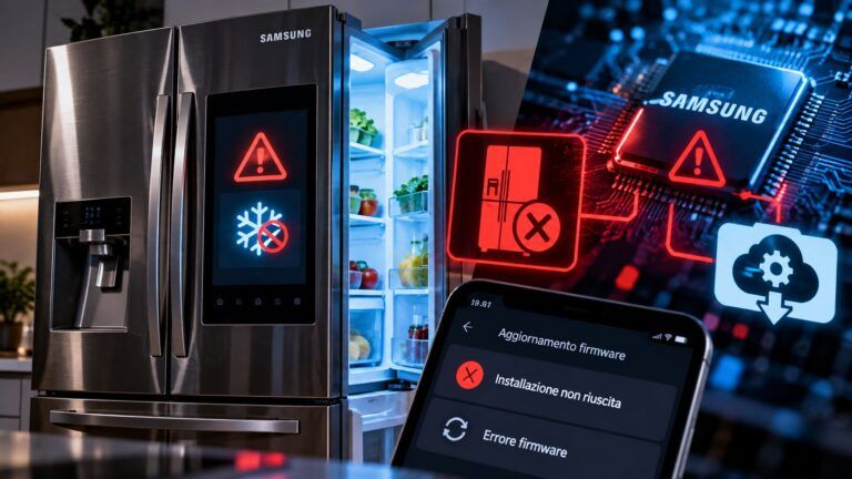 samsung frigoriferi firmware iot rischio fisico