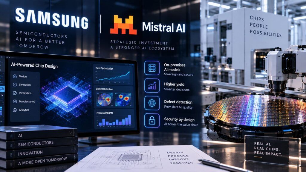 samsung mistral ai chip semiconductor fabbriche