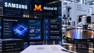 Samsung investe in Mistral AI e porta i modelli linguistici dentro le fabbriche di chip