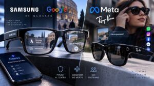 Samsung sfida Meta negli occhiali AI: la battaglia si sposta dall'hardware all'ecosistema 5 Samsung sfida Meta negli occhiali AI: la battaglia si sposta dall’hardware all’ecosistema