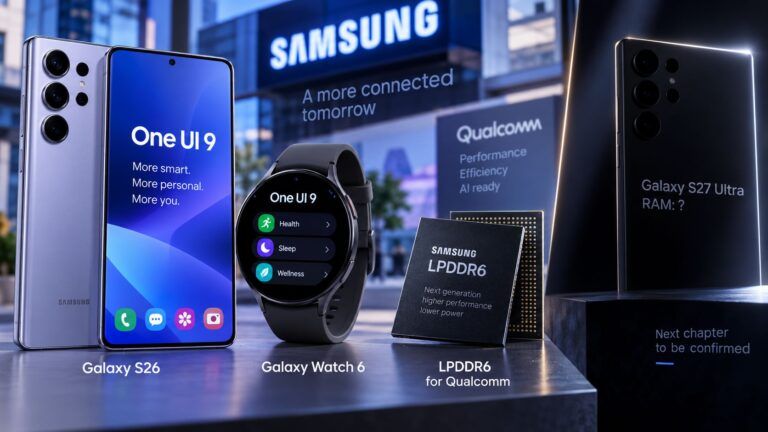 samsung one ui 9 galaxy s26 s27 ultra lpddr6 watch6 good lock