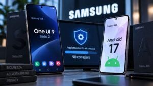 Samsung corregge 90 vulnerabilità e accelera One UI 9 su Galaxy S25 e A55 1 Samsung corregge 90 vulnerabilità e accelera One UI 9 su Galaxy S25 e A55