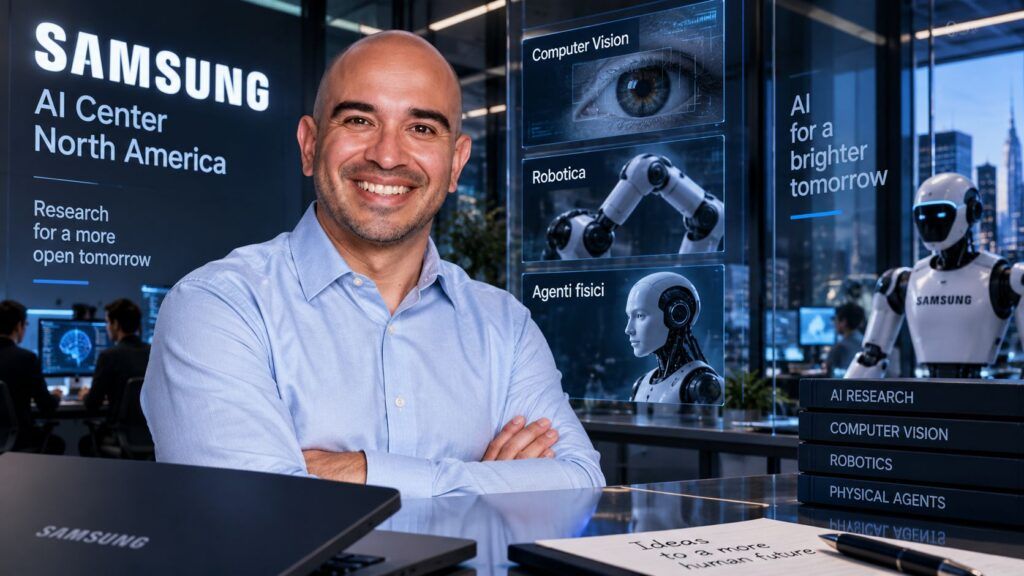 Samsung porta la Physical AI al centro della ricerca con Juan Carlos Niebles 2 samsung physical ai juan carlos niebles