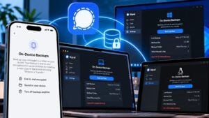 Signal porta i backup locali cifrati su iPhone e desktop 9 Signal porta i backup locali cifrati su iPhone e desktop