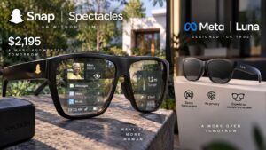 Snap Specs da 2.195 dollari sfidano Meta: gli smart glasses si dividono sulla fotocamera 4 Snap Specs da 2.195 dollari sfidano Meta: gli smart glasses si dividono sulla fotocamera