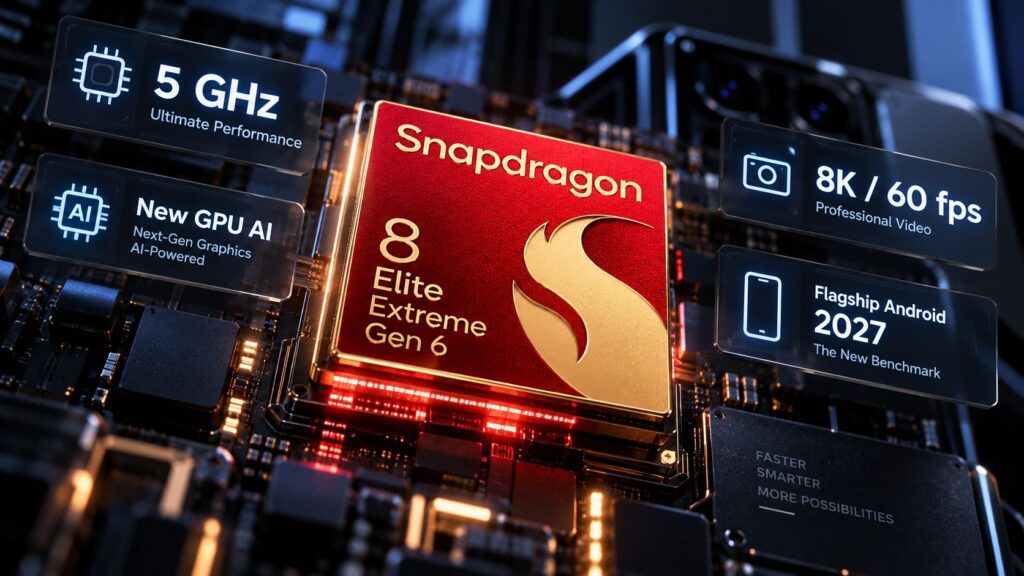 Snapdragon 8 Elite Extreme Gen 6 rompe i 5 GHz e porta l’8K a 60 fps su Android 2 snapdragon 8 elite extreme gen 6 5ghz 8k60