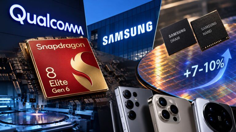 snapdragon 8 elite gen 6 samsung 2nm memoria prezzi