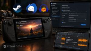 Steam Deck OLED riceve lo streaming HDR, Thunderbird 155 apre OAuth e Audacity supporta FFmpeg 9 3 Steam Deck OLED riceve lo streaming HDR, Thunderbird 155 apre OAuth e Audacity supporta FFmpeg 9