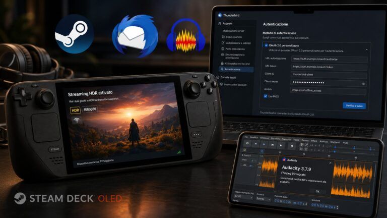 steam deck oled hdr thunderbird 155 audacity 3 7 9