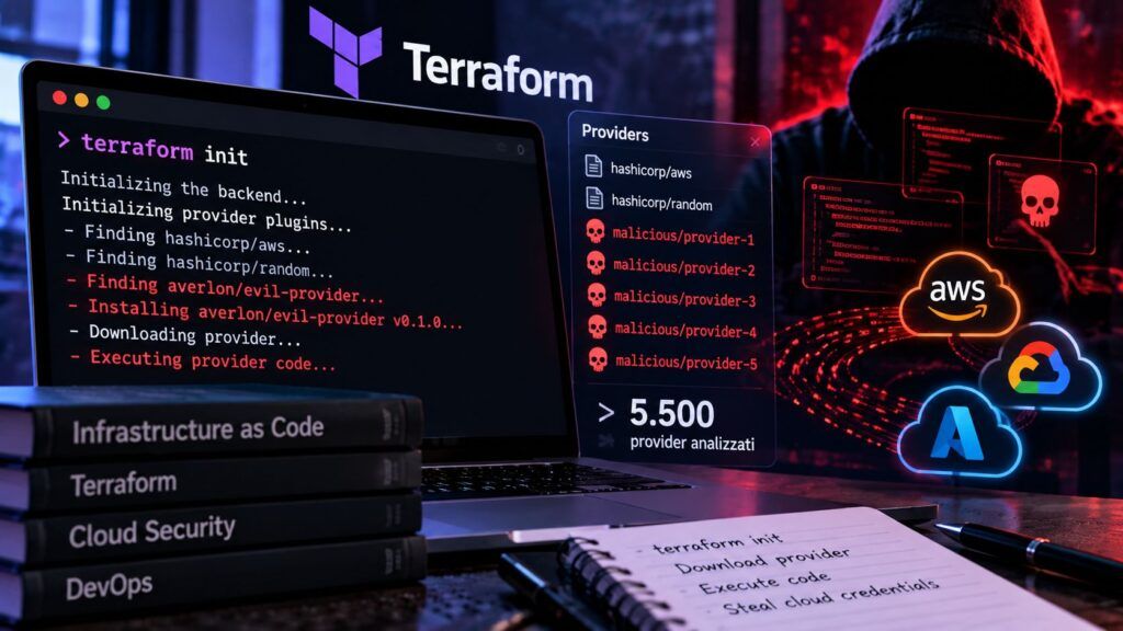 Terraform, 5 provider malevoli eseguono codice già con terraform init 2 terraform provider malevoli supply chain