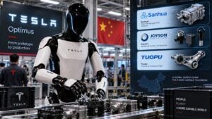 Tesla Optimus entra nella fase industriale: audit ai fornitori cinesi per il robot 11 Tesla Optimus entra nella fase industriale: audit ai fornitori cinesi per il robot