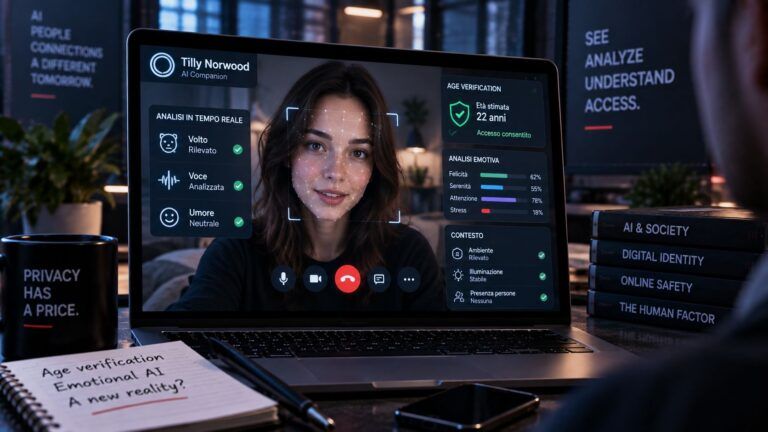 tilly norwood scansione volto umore privacy ai