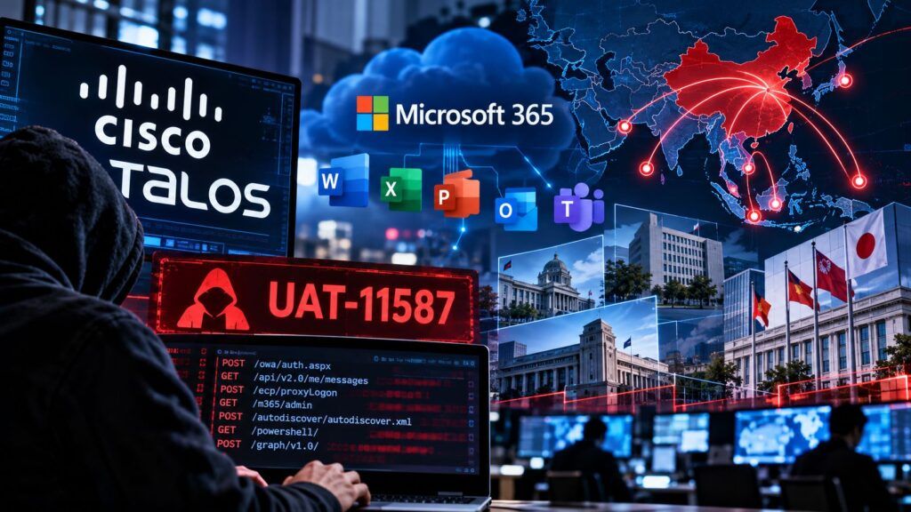 UAT-11587 colpisce governi asiatici: Antino nasconde il C2 in Microsoft 365 2 uat 11587 antino microsoft 365 c2