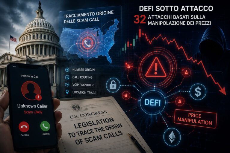 usa scam call estere manipolazione prezzi defi