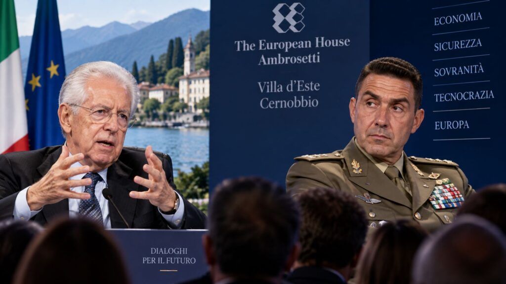 Vannacci non ha perso a Cernobbio: Monti lo attacca, ma il salotto del potere lo legittima 2 vannacci cernobbio monti potere finanza europa