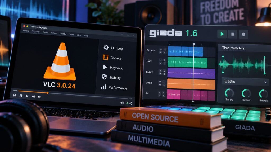 VLC 3.0.24 e Giada 1.6 aggiornano il multimedia open source tra codec e time-stretching 2 vlc 3 0 24 giada 1 6 multimedia open source