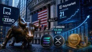 Wall Street accelera sulle crypto: tokenizzazione, ETF e prediction market da record 10 Wall Street accelera sulle crypto: tokenizzazione, ETF e prediction market da record