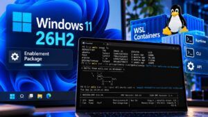 Windows 11 2026 arriva con 26H2 e porta i container Linux dentro WSL 5 Windows 11 2026 arriva con 26H2 e porta i container Linux dentro WSL