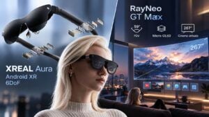 XREAL Aura sfida RayNeo GT Max: gli smart glasses diventano computer spaziali 3 XREAL Aura sfida RayNeo GT Max: gli smart glasses diventano computer spaziali