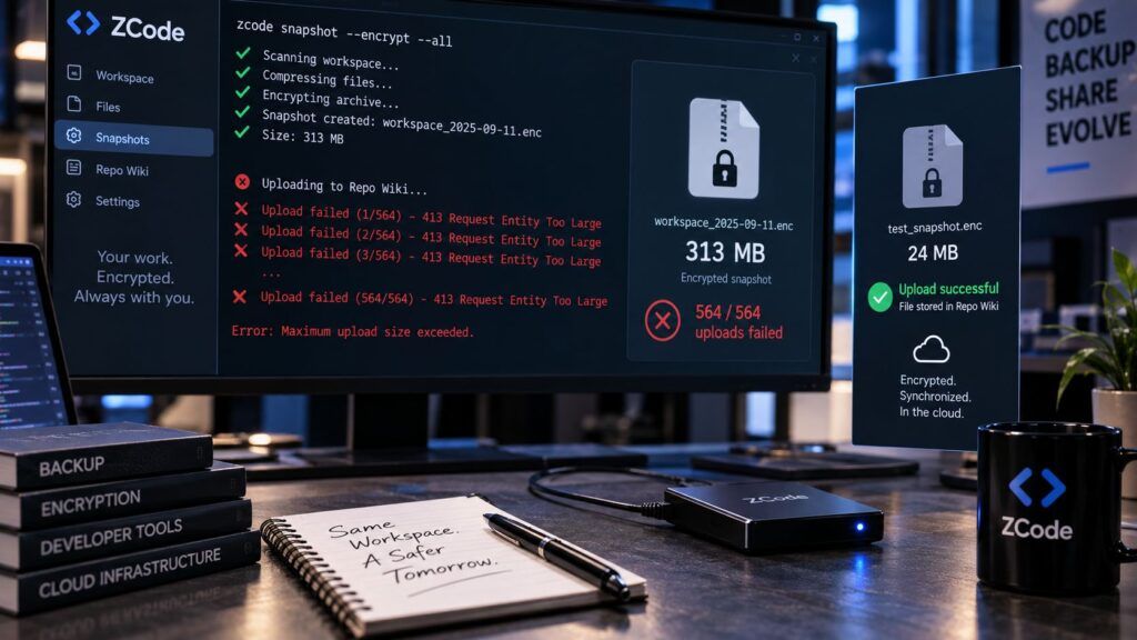 ZCode impacchetta il repository senza consenso: il rischio è il workspace 2 zcode workspace upload repository privacy