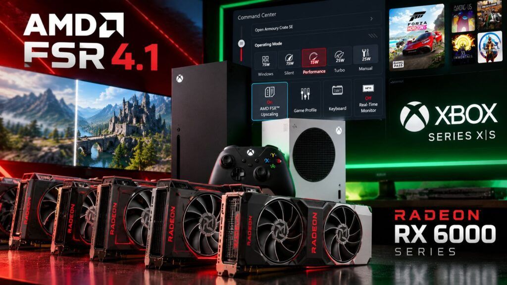 AMD FSR 4.1 Console e Radeon RX 6000