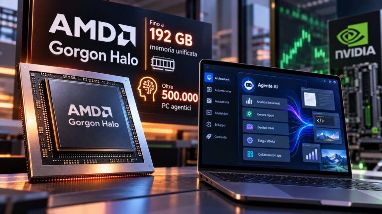 AMD Gorgon Halo potenza AI in azione