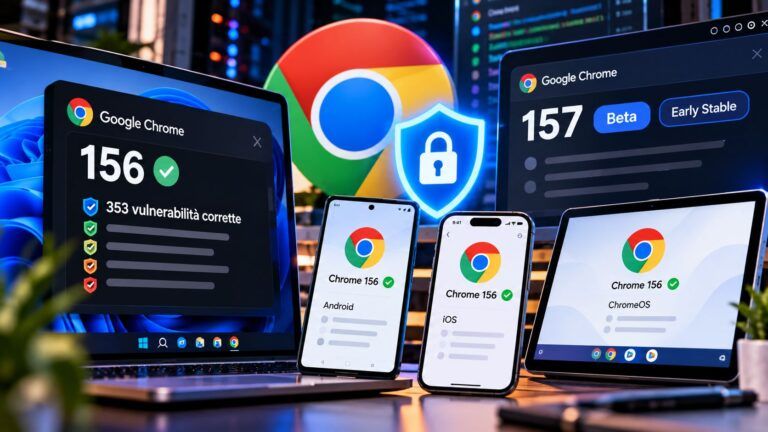 Aggiornamenti Chrome e sicurezza multipiattaforma